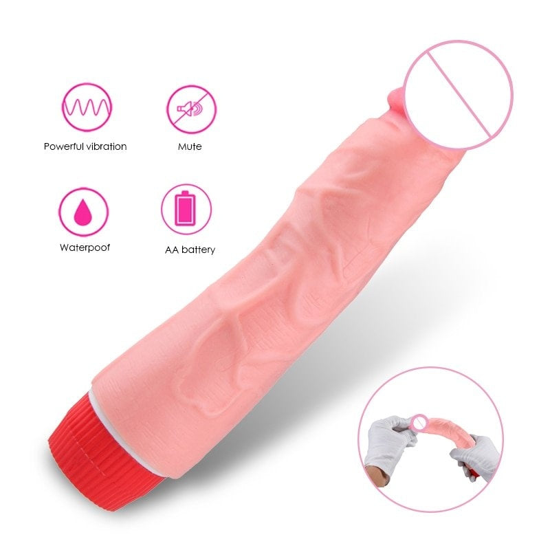 7 Inch Realistic Dildo With Vibration