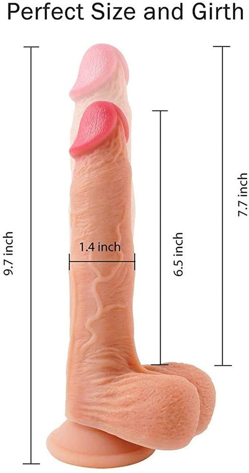 10 Inch 7 Speed Thrusting Dildo Vibrator Sex Toy for Women