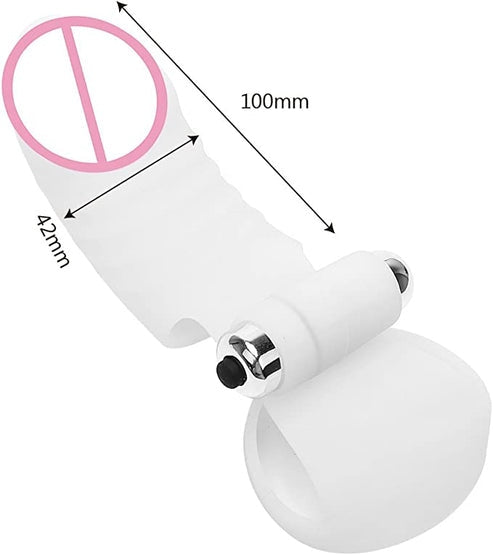 Finger Sleeve with Bullet Vibrator G spot Stimulator fingertip Orgasm