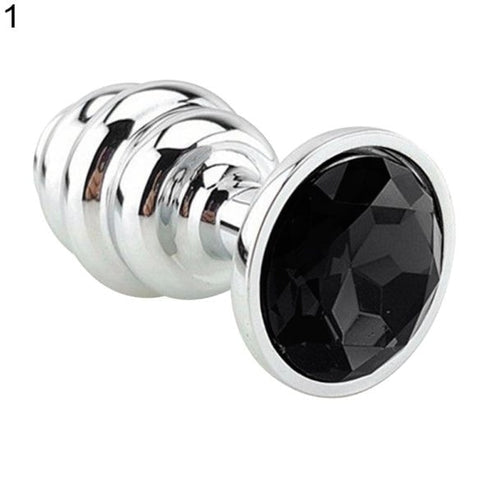 Spiral Beads Stainless Steel Metal Butt Plug