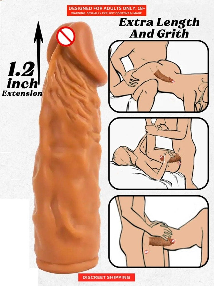 6 Inch Realistic Penis Sleeve