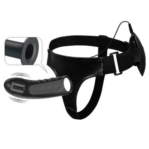 Multi Speed Hollow Strap On Dildo